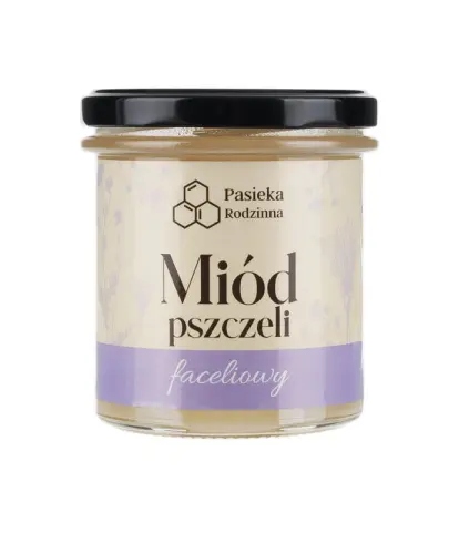 Levně 2x Pasieka Rodzinna faceliový med Přírodní 410 g