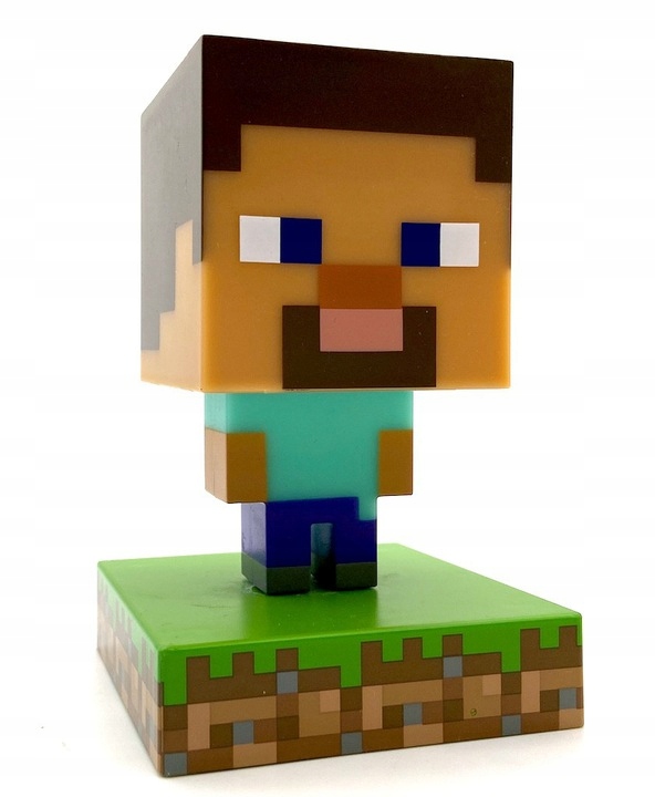 

Lampka Minecraft Steve Lampa nocna 11cm oryginał