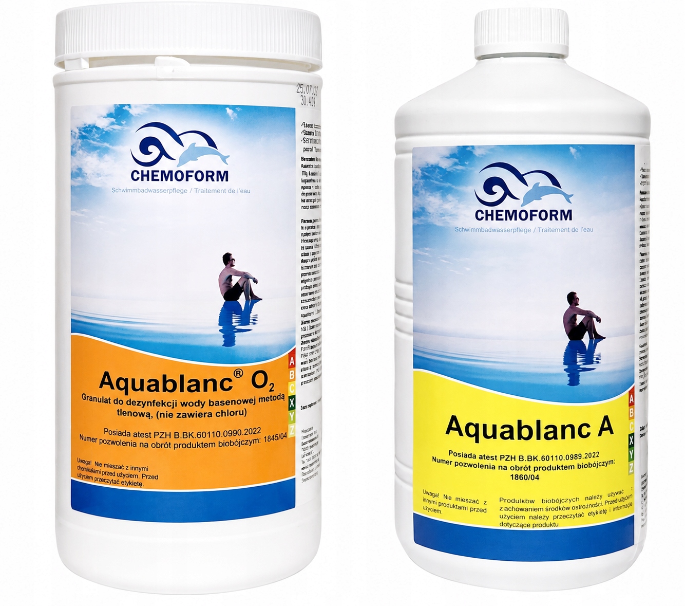 Zestaw Aktywnego tlenu do basenu/jacuzzi Aquablanc A O2