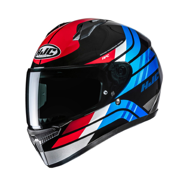 Helma Hjc C10 Hiper Black Red Integrálna S