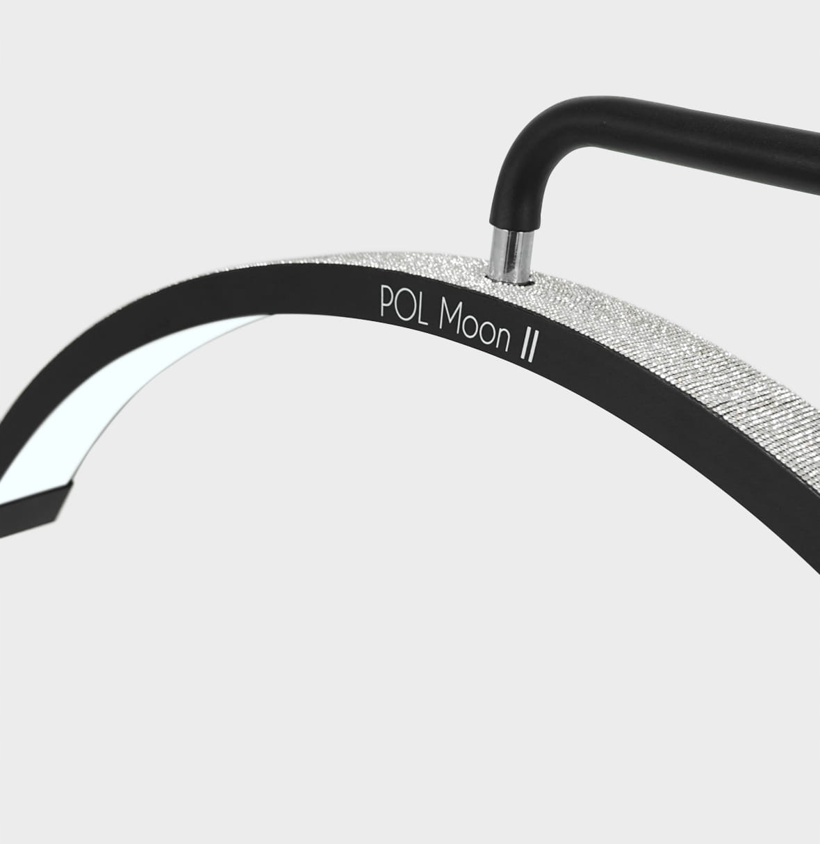 Podlahová kosmetická lampa i-coucou Pol Moon II s zirkony 45 W, černá