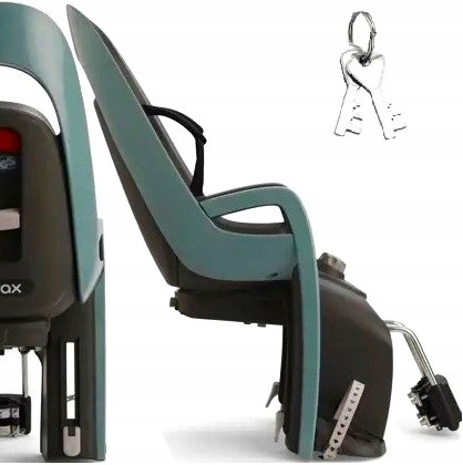 Hamax Fotelik rowerowy Caress (rama) regulacja opacia &k 22 kg Green Black