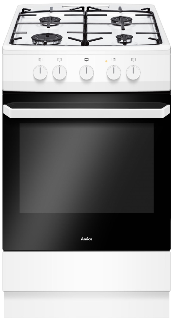 Kuchnia gazowo- elektryczna AMICA 58GE1.23PFW 67L