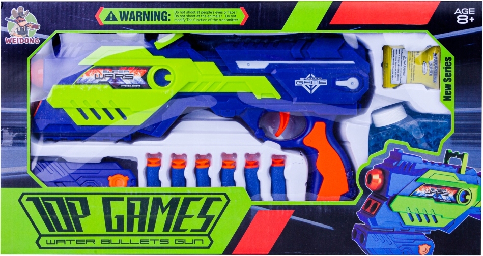 PISTOLET KARABIN NA KULKI WODNE STRZAŁKI PIANKOWE Płeć chłopcy dziewczynki