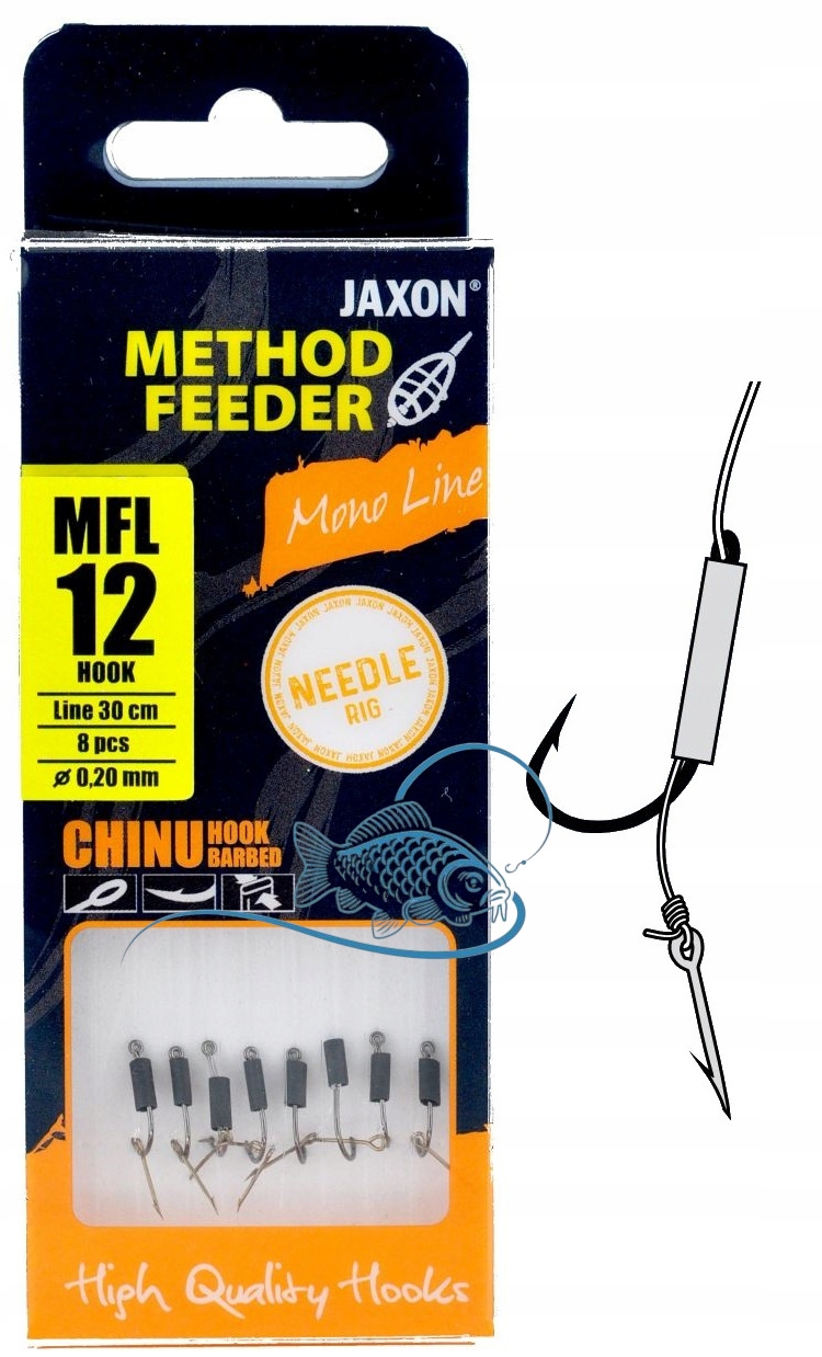 r.12 Haczyki Gotowe Przypony Z Igłą Bagnetem Method Feeder Chinu Metody Mfl