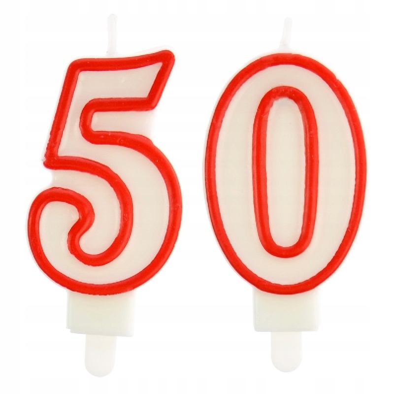 

Świeczki na 50 urodziny tort 50tkę urodzinowe