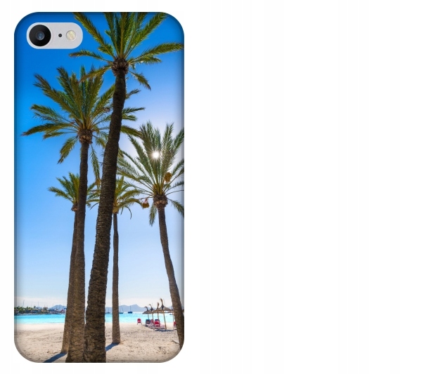 

Etui pokrowiec iPhone 7 Palmy plaza wakacje lato