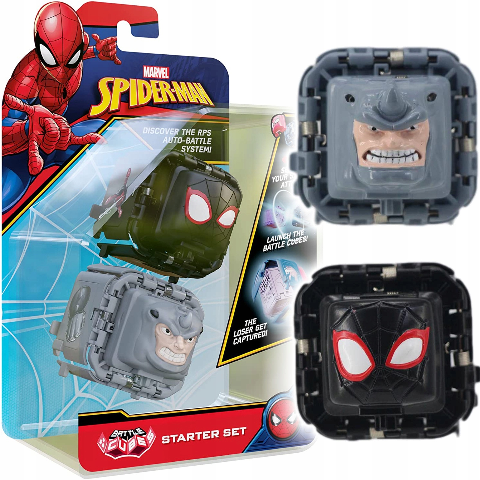 BATTLE CUBES Marvel SpiderMan RHINO MILES MORALES 12782425781 Allegro.pl
