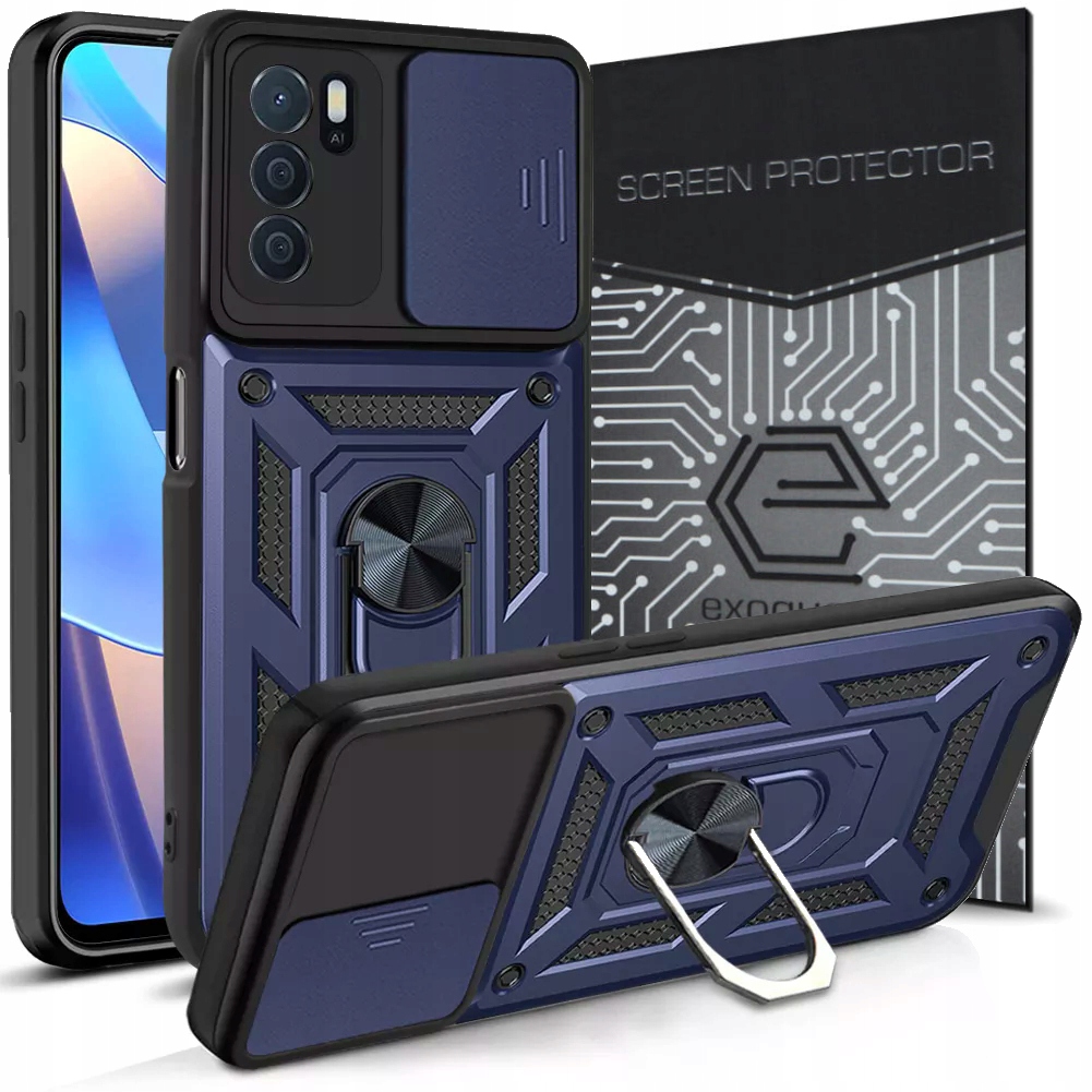 

Etui Pancerne Obudowa+szkło do Oppo A16 A16S A54S