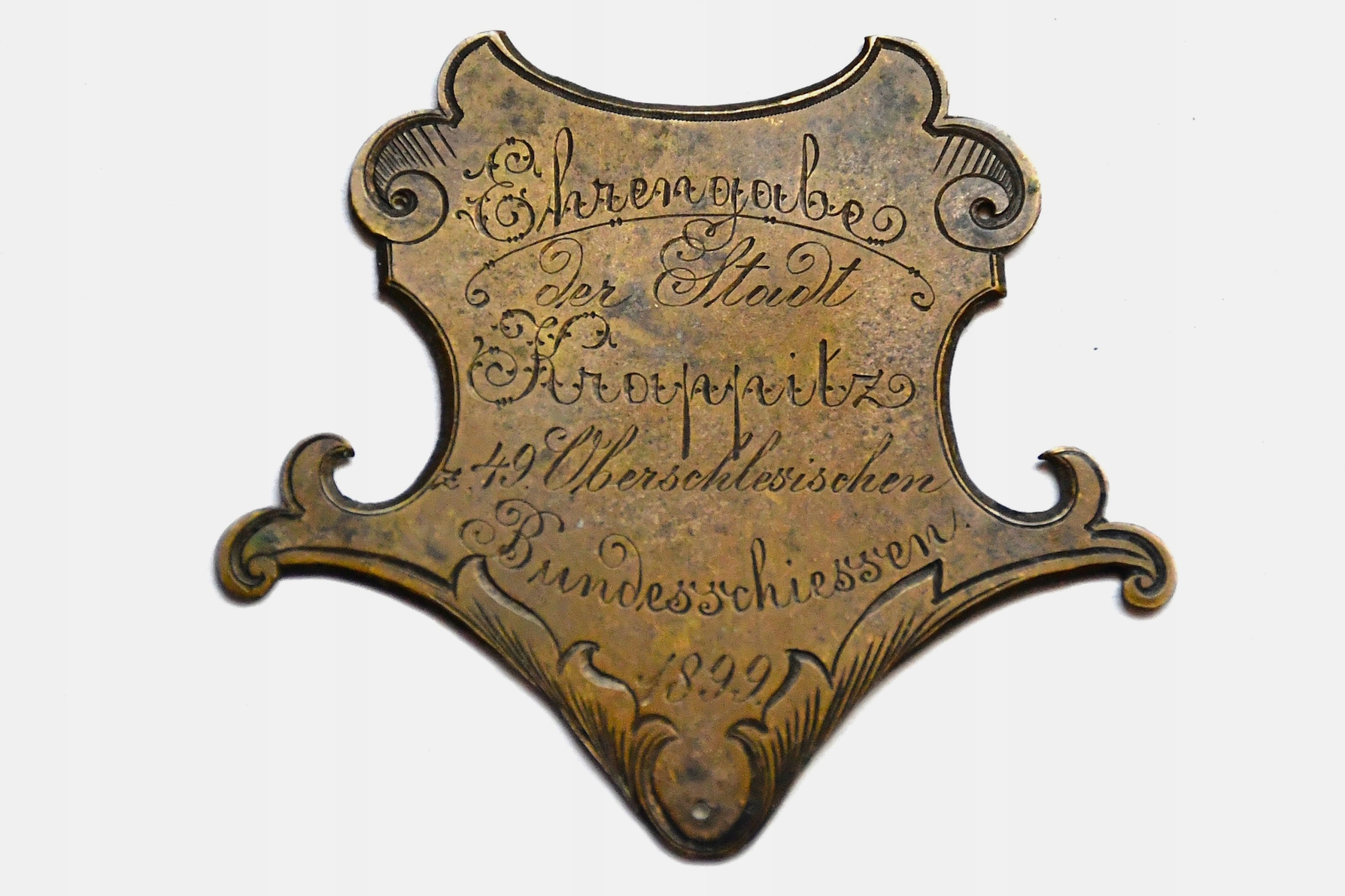 DAR HONOROWY MIASTA KRAPPILZ 49 GÓR .FEDERALNYCH ZAWODÓW STRZELECKICH 1899