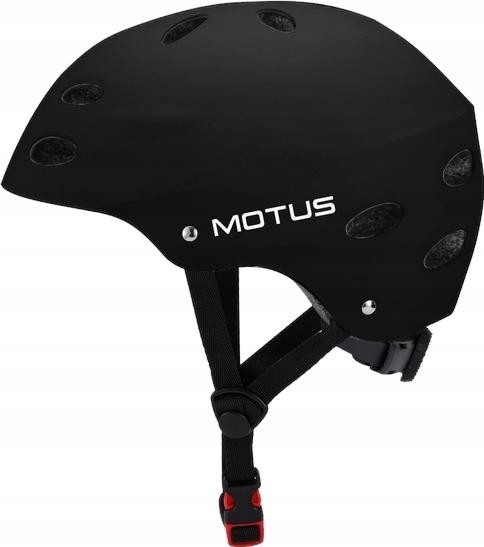 Kask rowerowy regulowany Motus orzeszek HT-40 M czarny M