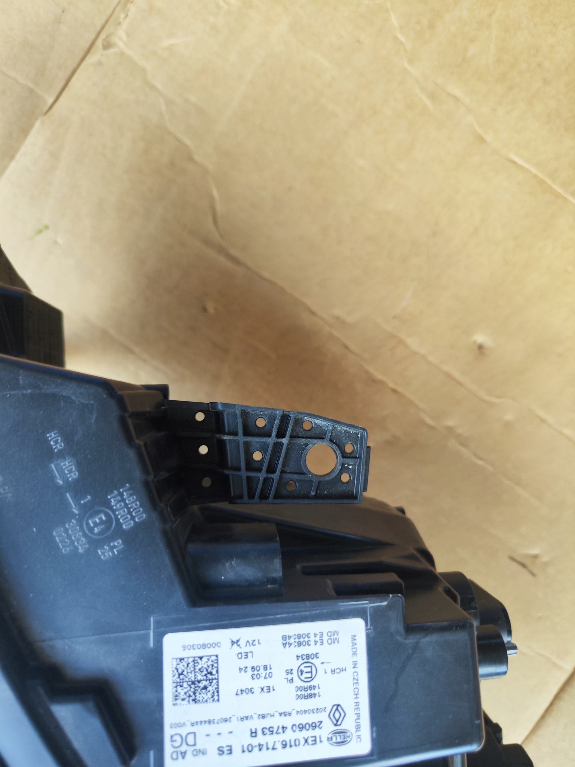 light left front RENAULT CAPTUR II 24- LED PURE VISION 260604753R 260604753