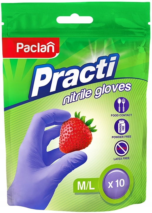 

Paclan Rekawiczki Nitrylowe M/L 10 szt