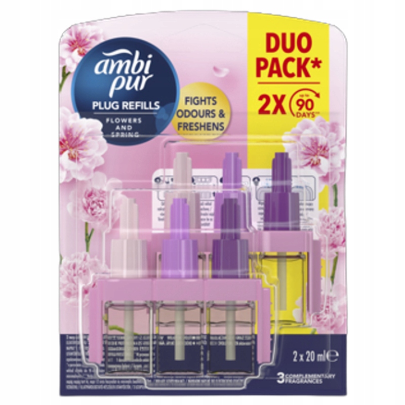 Levně Ambi Pur 3Volution Flowers and Spring Náplň do osvěžovače vzduchu 40 ml