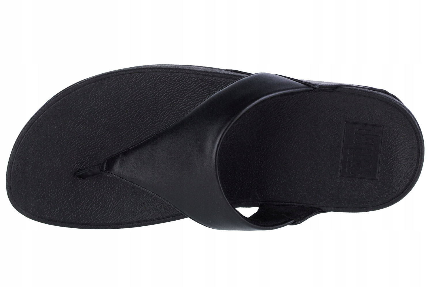 Fitflop Lulu -37- Dámské kožené žabky, černá barva