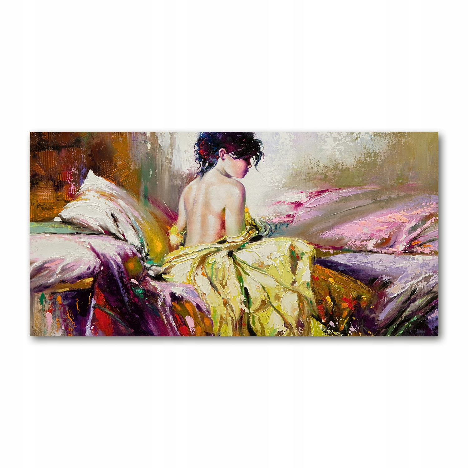

Foto obraz akryl zdjęcie Półnaga kobieta 120X60 cm