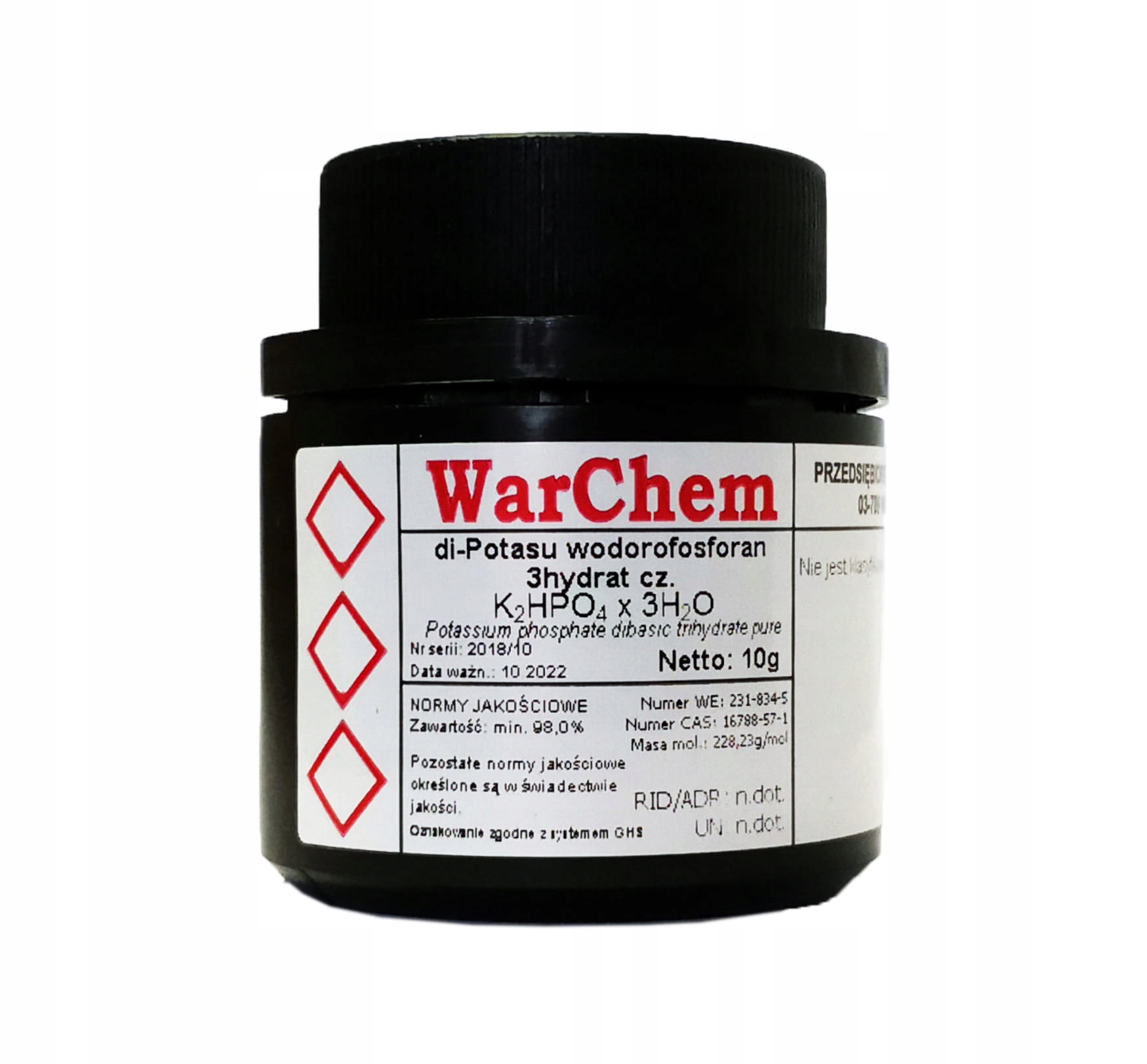 

Wodorofosforan di-POTASU 3hydrat 10g [51471]