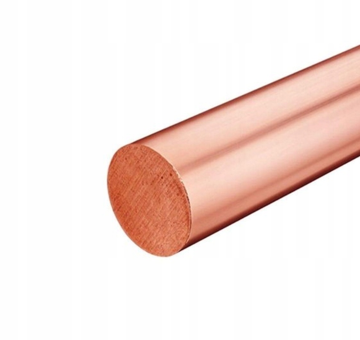 Pręt miedziany fi 10 mm 100 cm M1E CuETP ECu58 wałek