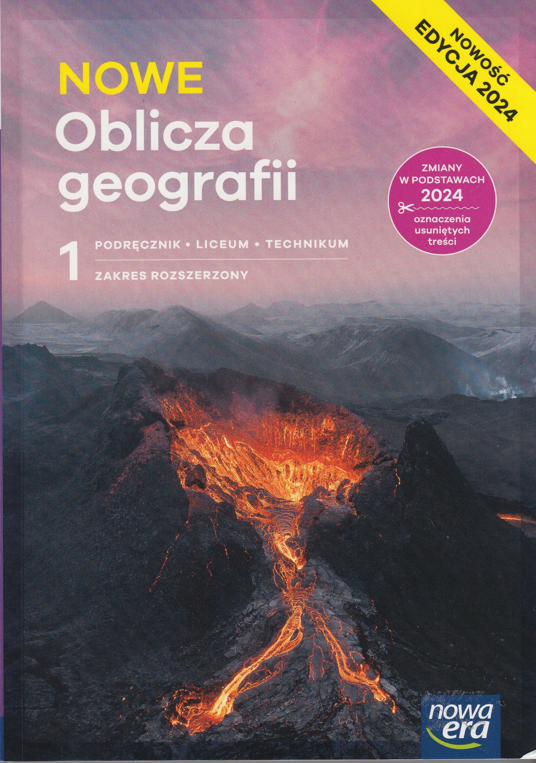 NOWE Oblicza geografii 1 podręcznik zakres rozszerzony Nowa Era