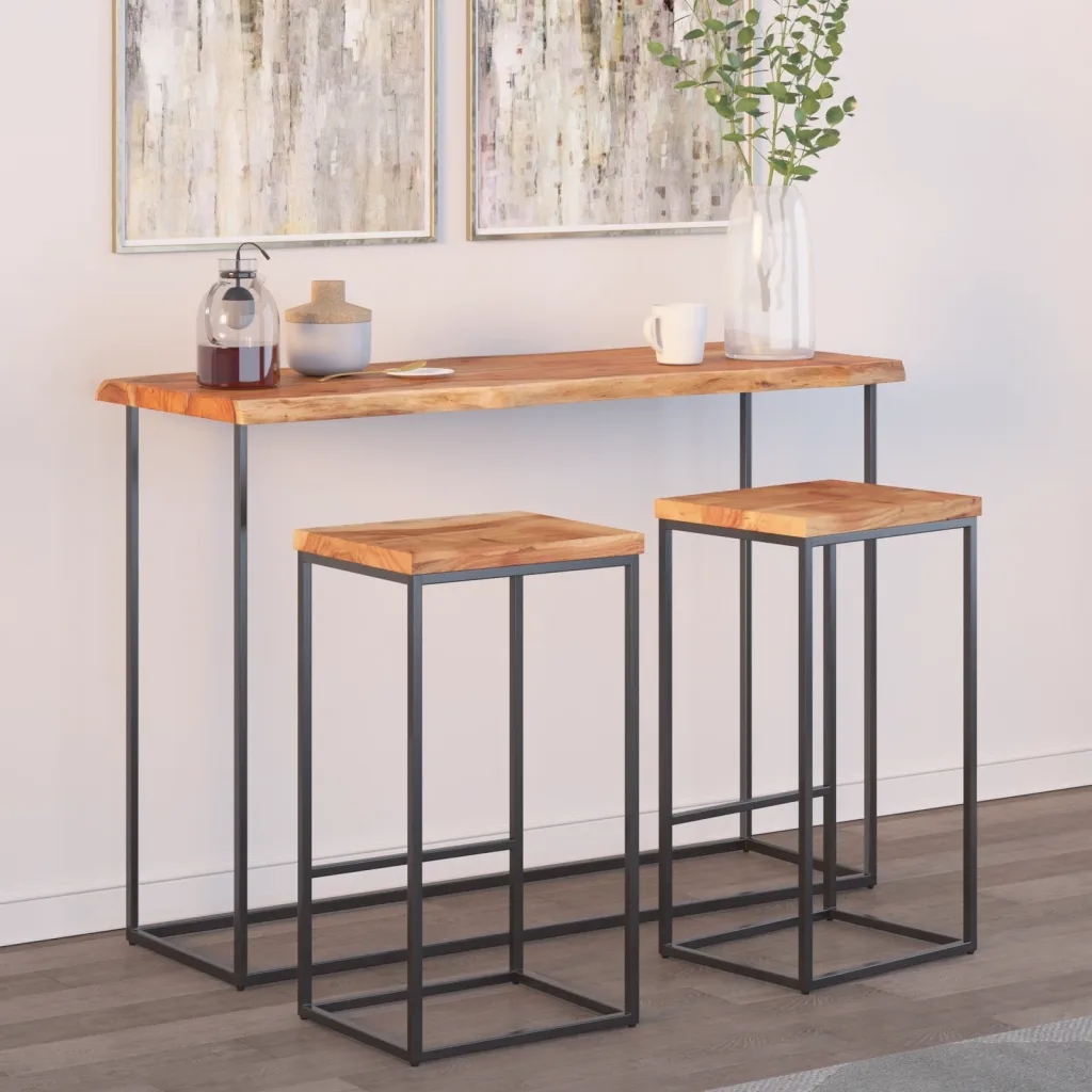 vidaXL Stolní deska 140x40x2,5 cm obdélník masivní akácie živá hrana