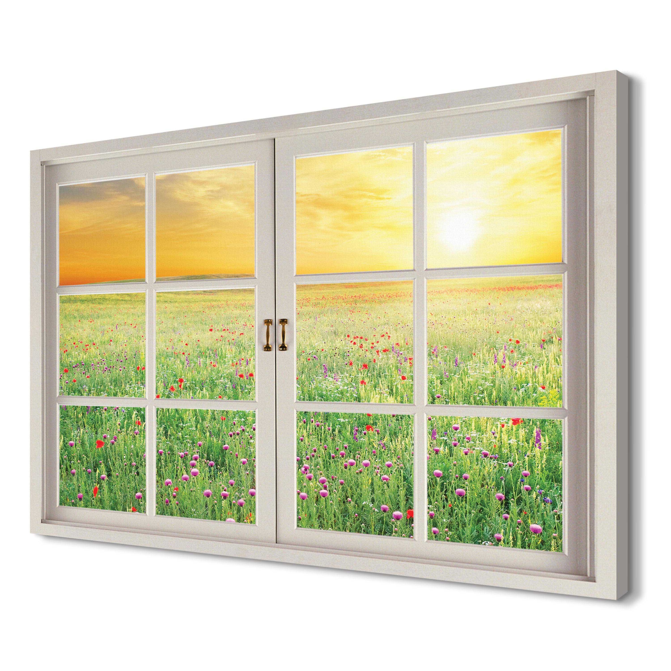 

Wiosenna łąka mały 120x80 Fotoobraz na płótnie 3d