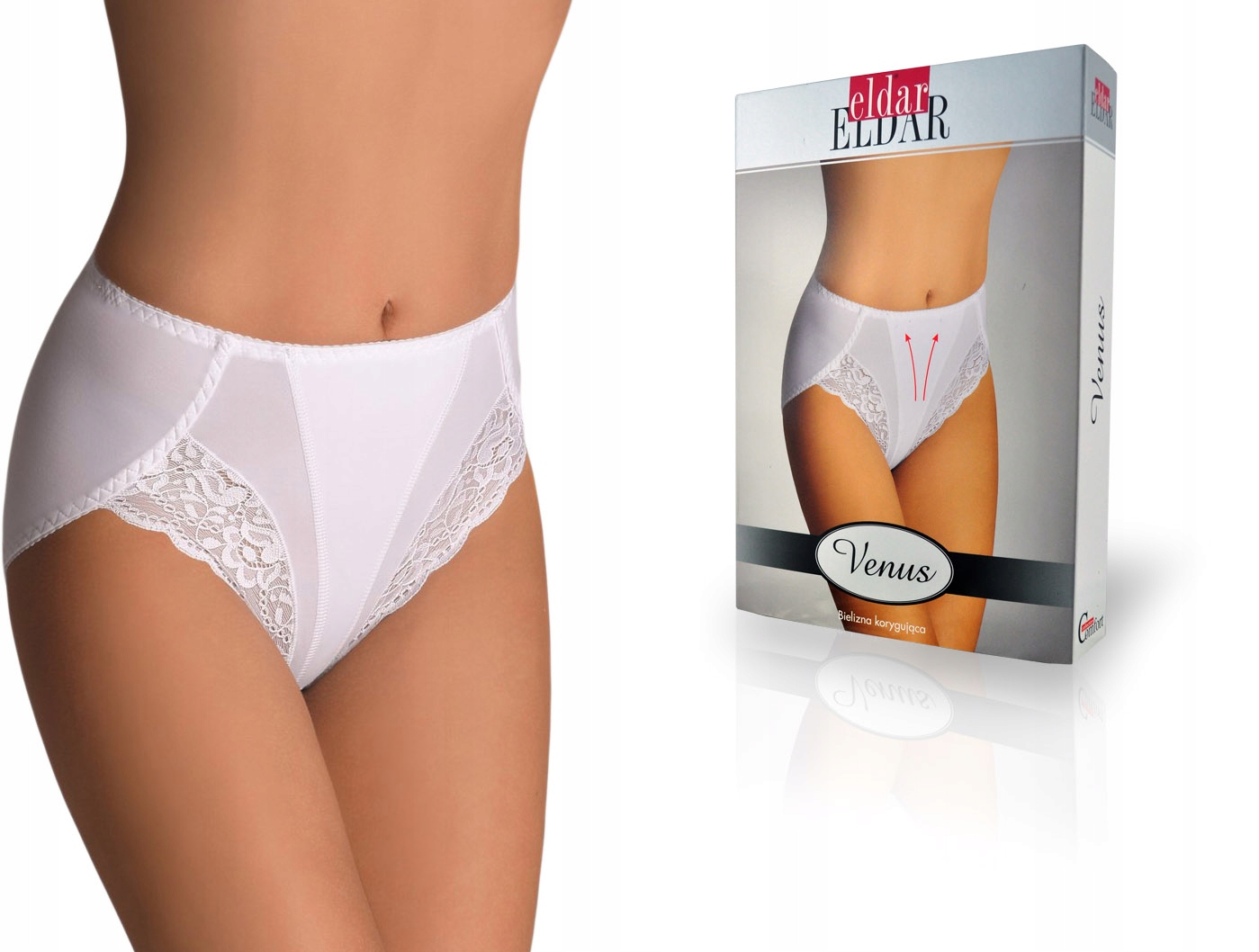 

figi wyszczuplające Białe - Eldar Venus , XL