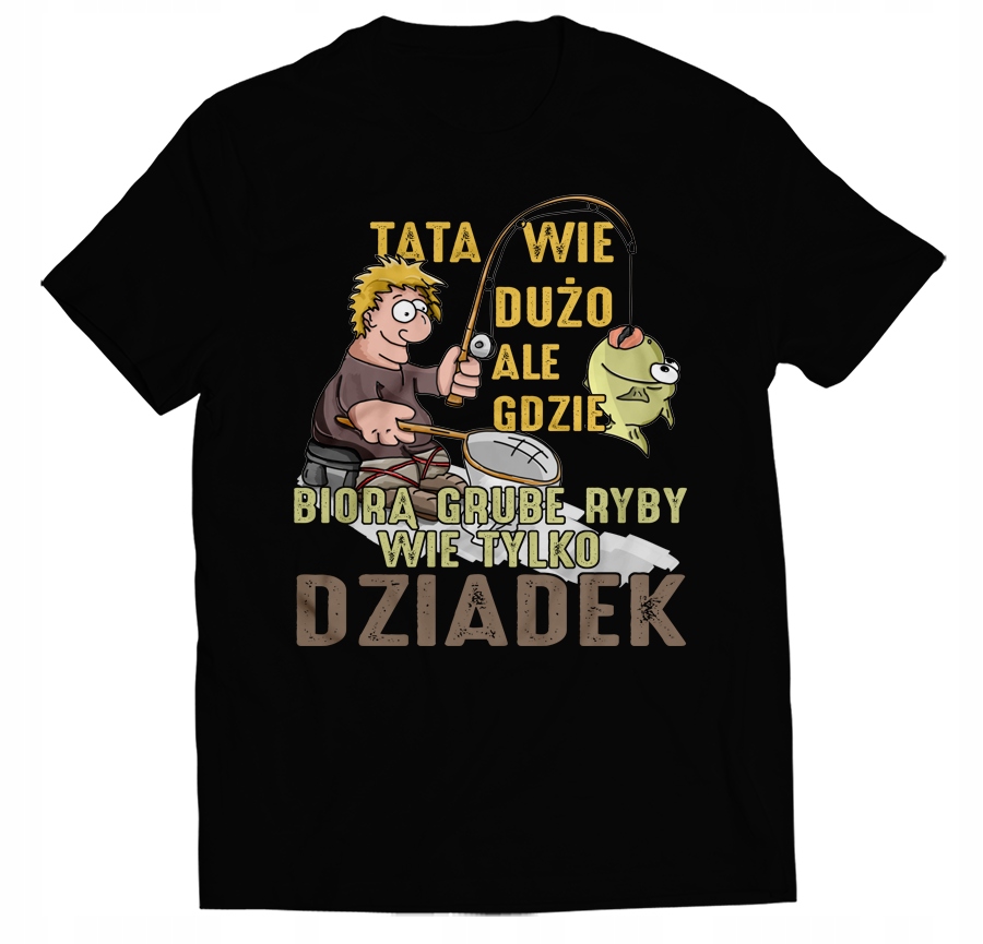 

Koszulka Na Dzień Dziadka Dla Wędkarza XL