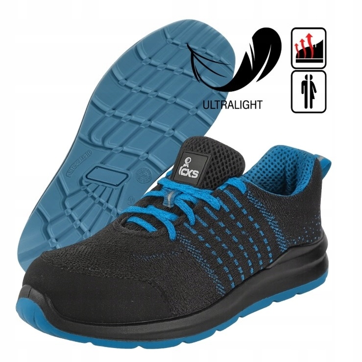 Buty Sportowe męskie Oddychające Bez Podnoska odporne robocze Bardzo Lekkie