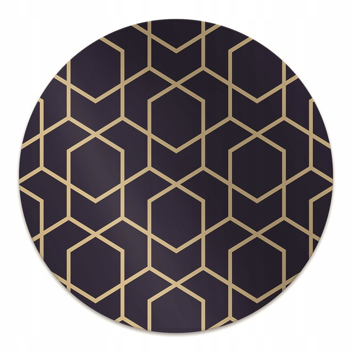 Mata ochrona krzesło fotel Ciemne kostki fi 100