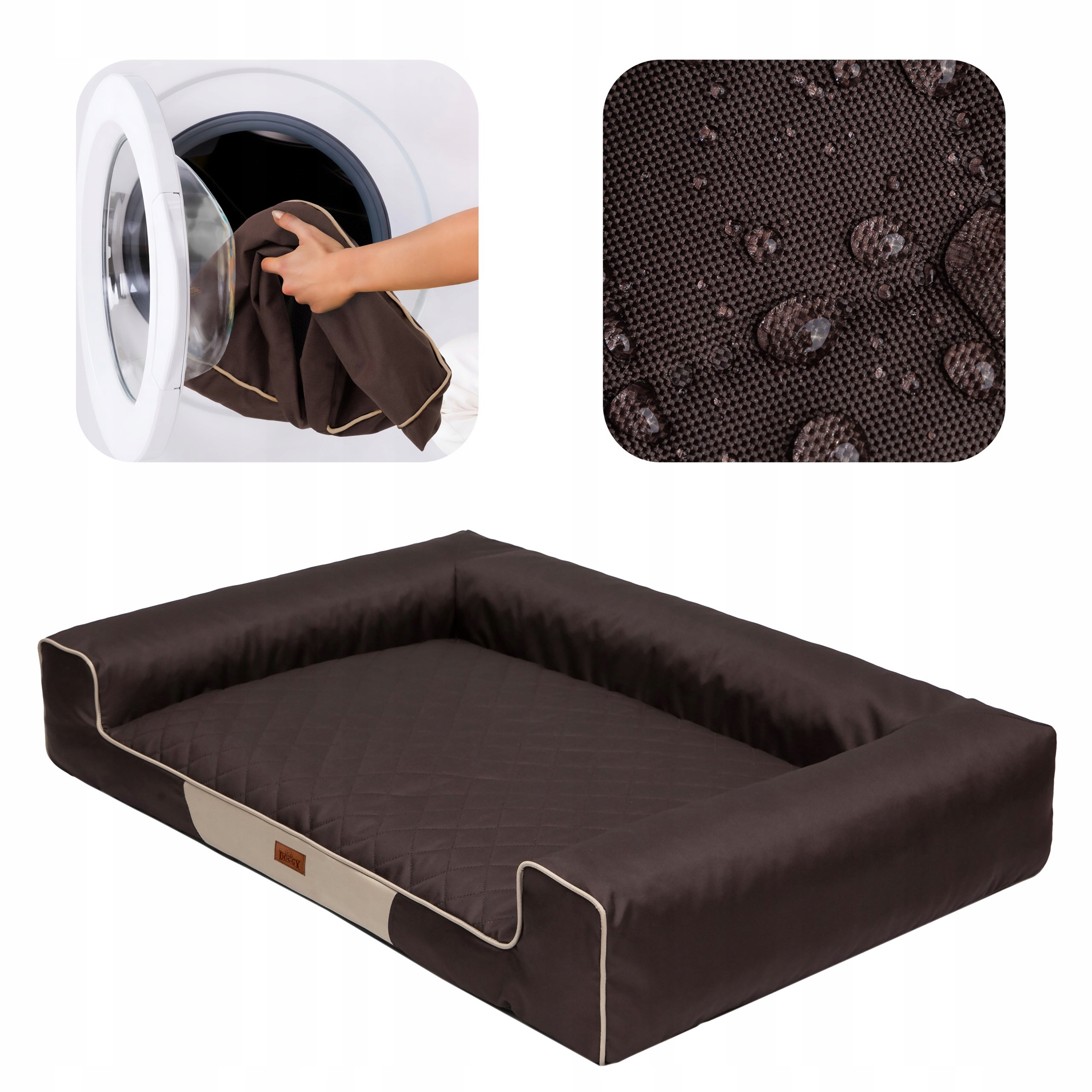 Pelíšek pro psa Potah, XXL 118x78 cm, voděodolná, stahovatelný obal