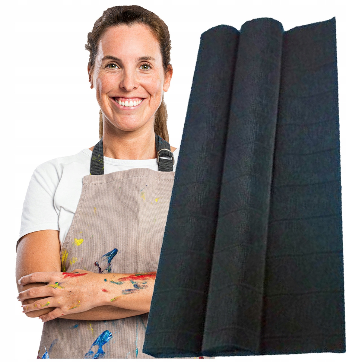 DO&DECO MARSZCZONA BIBUŁA METALICZNA KREPINA Rodzaj marszczona