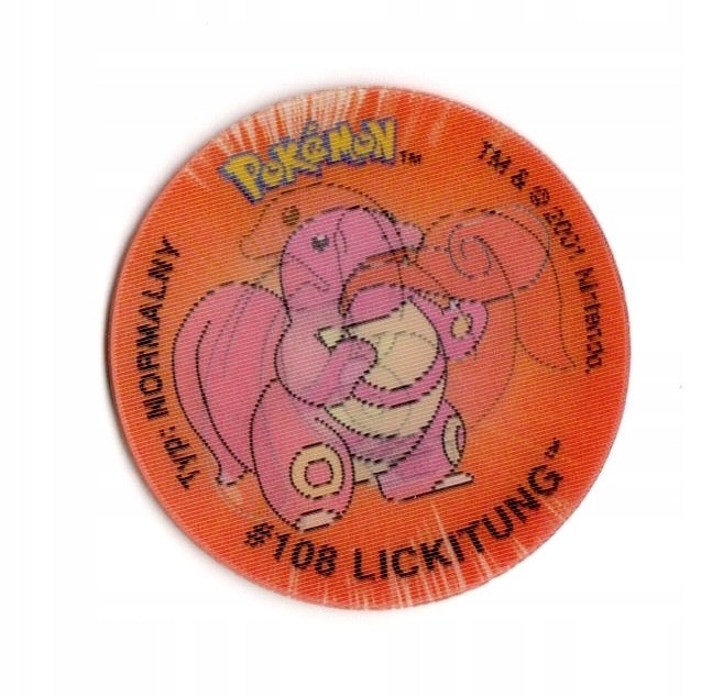 POKEMON Lays TAZO 2 #108 Lickitung