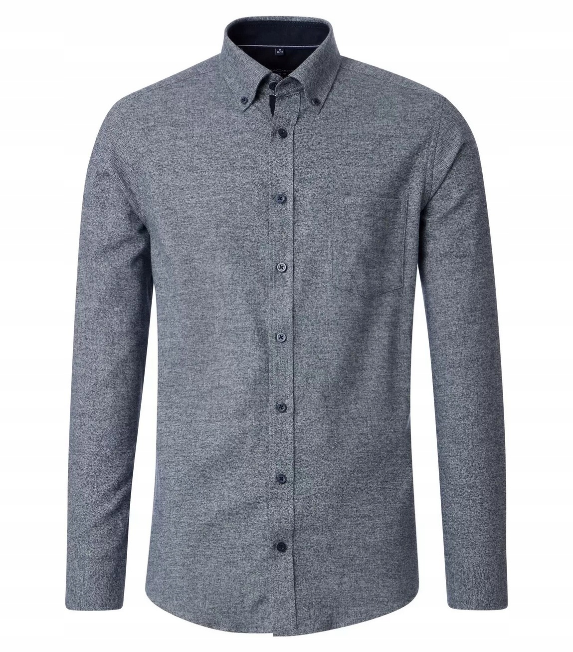 Casa Moda Velká Flanelová Košile Velké Velikosti Šedá 2XL