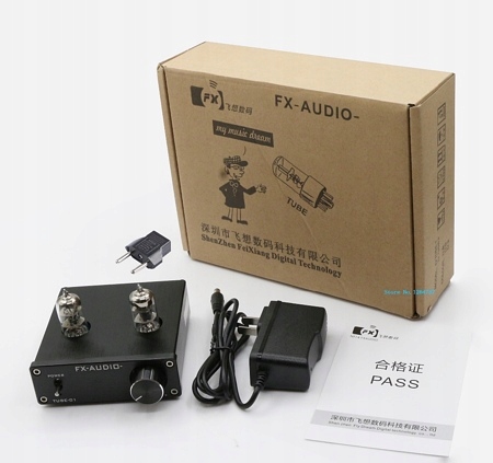 FX-AUDIO TUBE-01 Przedwzmacniacz + radzieckie lampy GRATIS Model Tube-01J