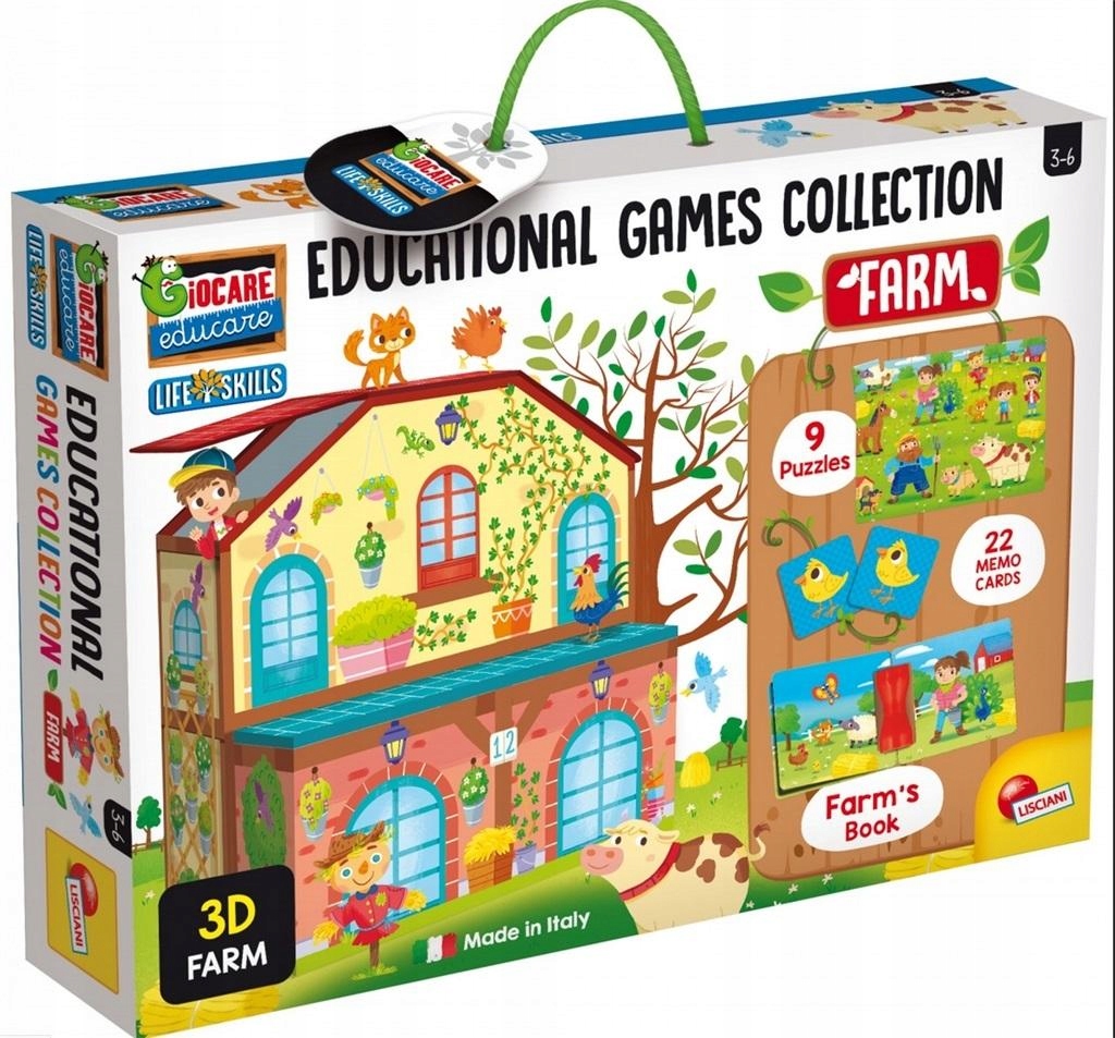 GRA EDUKACYJNA KOLEKCJA GIER EDUKACYJNYCH FARMA