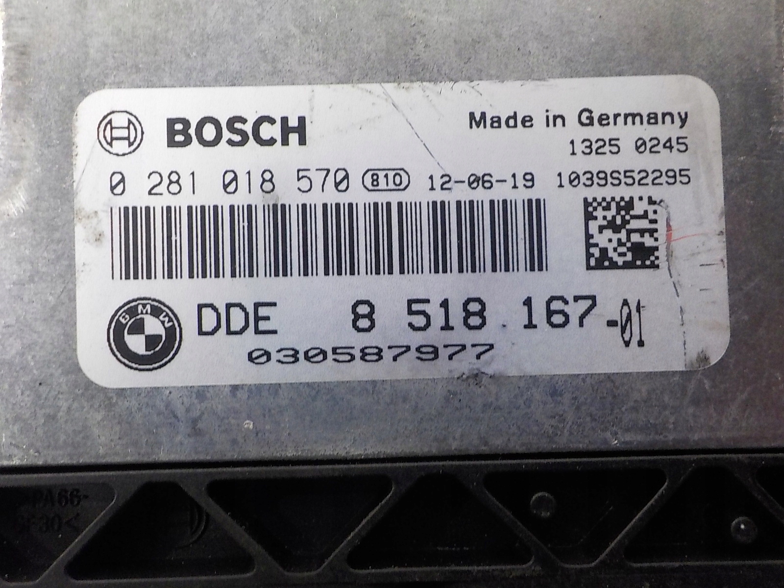 BMW Computer Bedienteil 0281018570 8518167