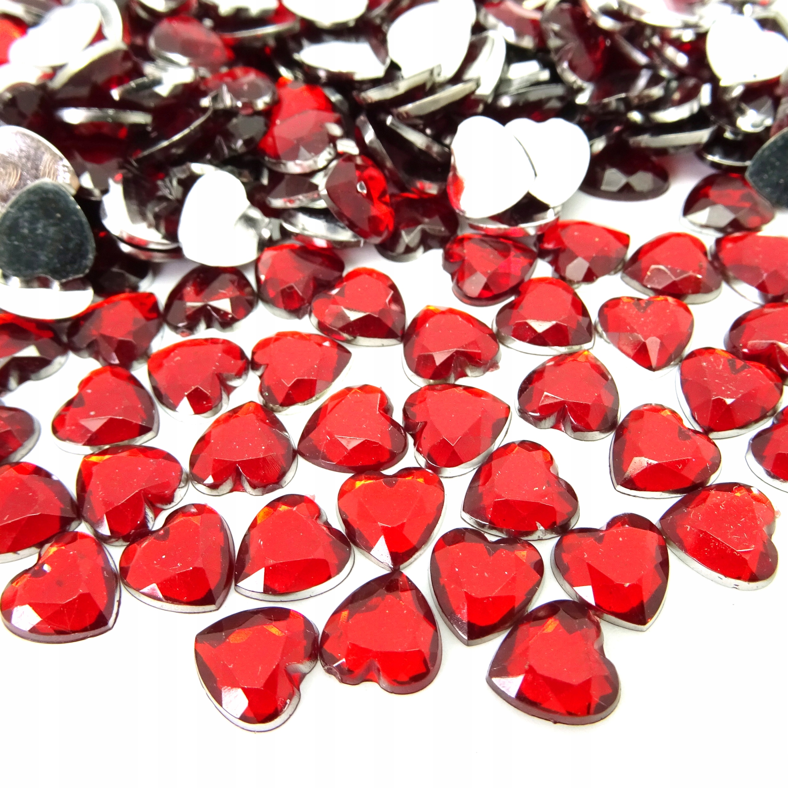 

Serca Cyrkonie Do Paznokci Czerwone 5mm 1000szt