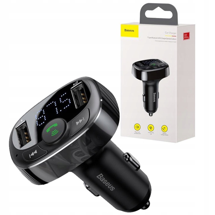 

Baseus Ładowarka, Transmiter Bluetooth Usb MicroSD