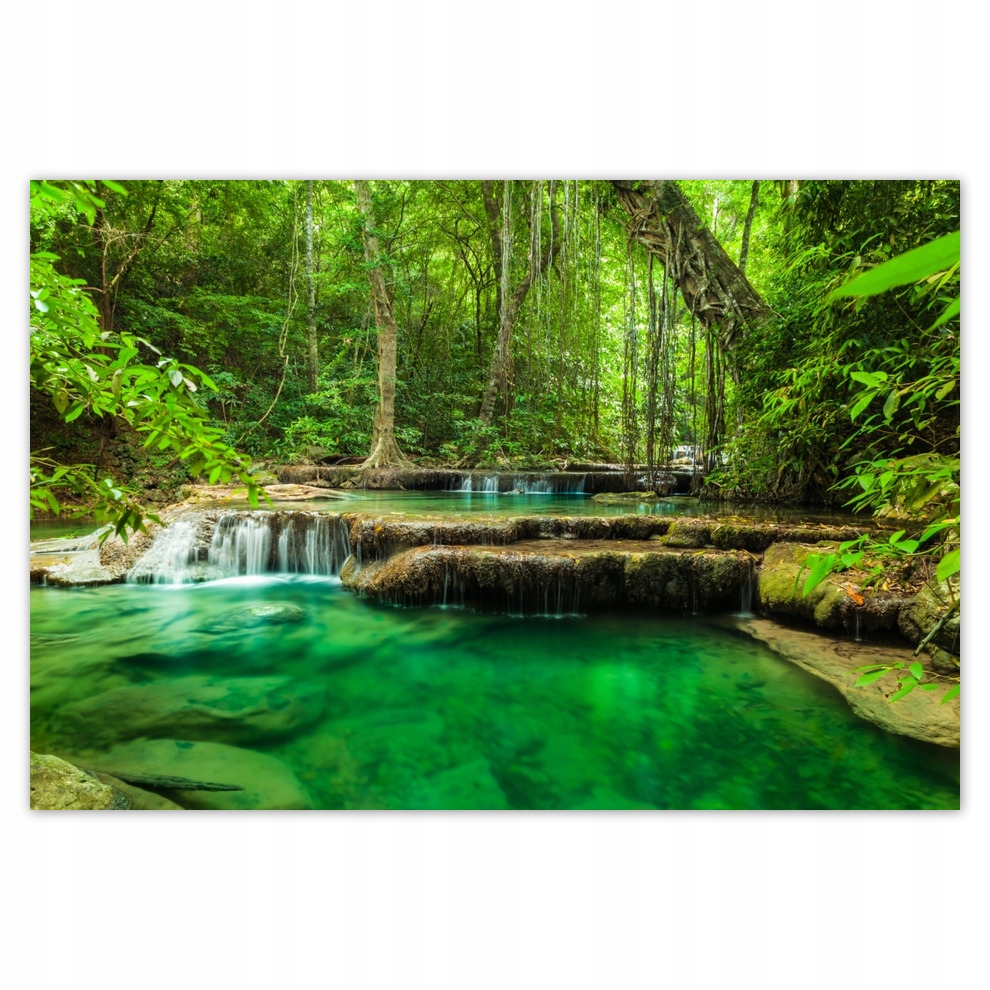 

Naklejki 185x125 Wodospad Erwan Tajlandia