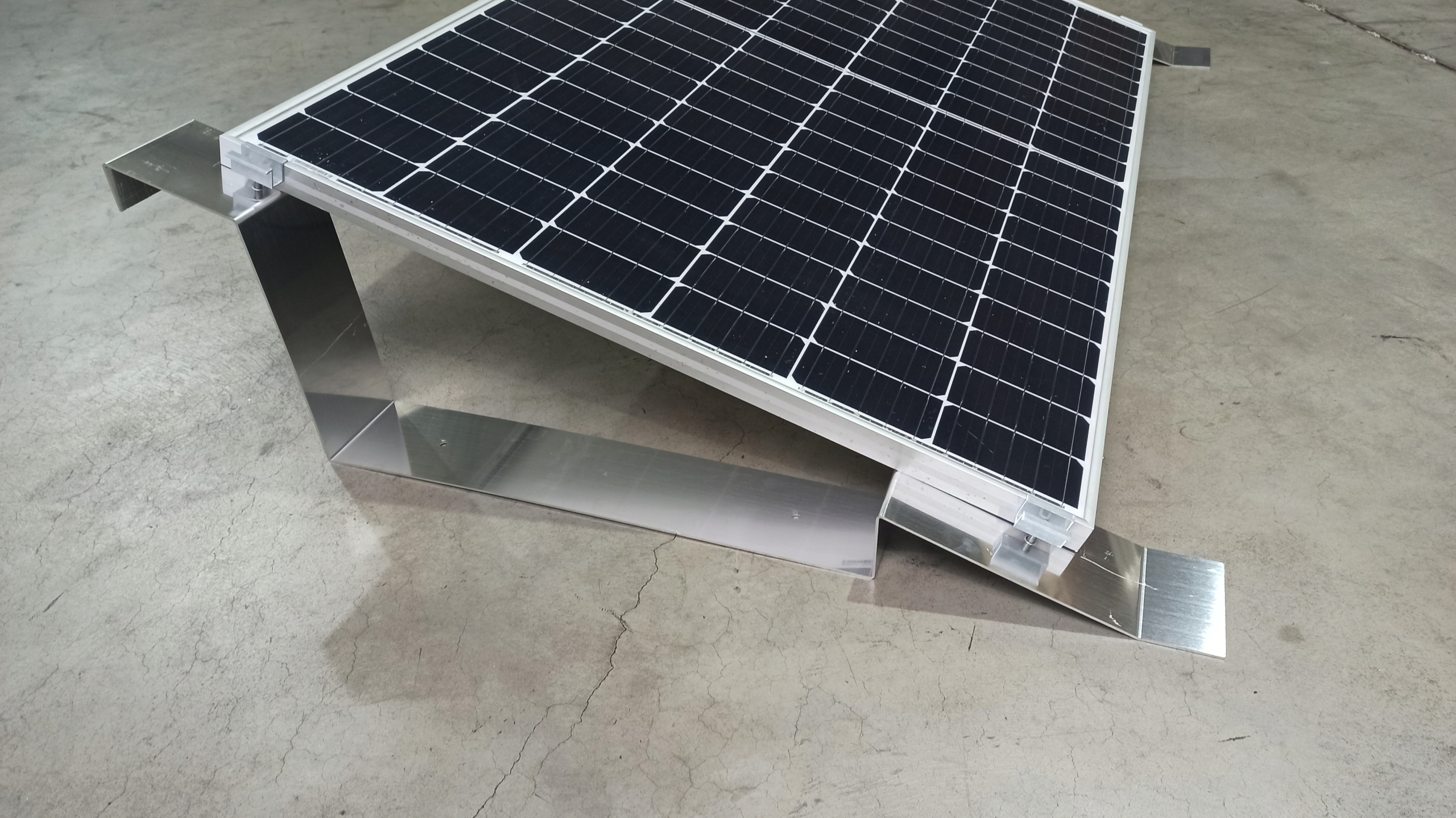 3 x Podpora Balastowa 20 stopni z Nitonakrętkami M8 Uchwyt Pv "Łabędź" Alu