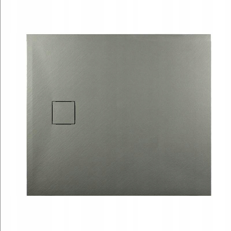 Brodzik Sea-Horse Sofia Neo Stone prostokątny 100x80 wysokość 2,6cm Szary