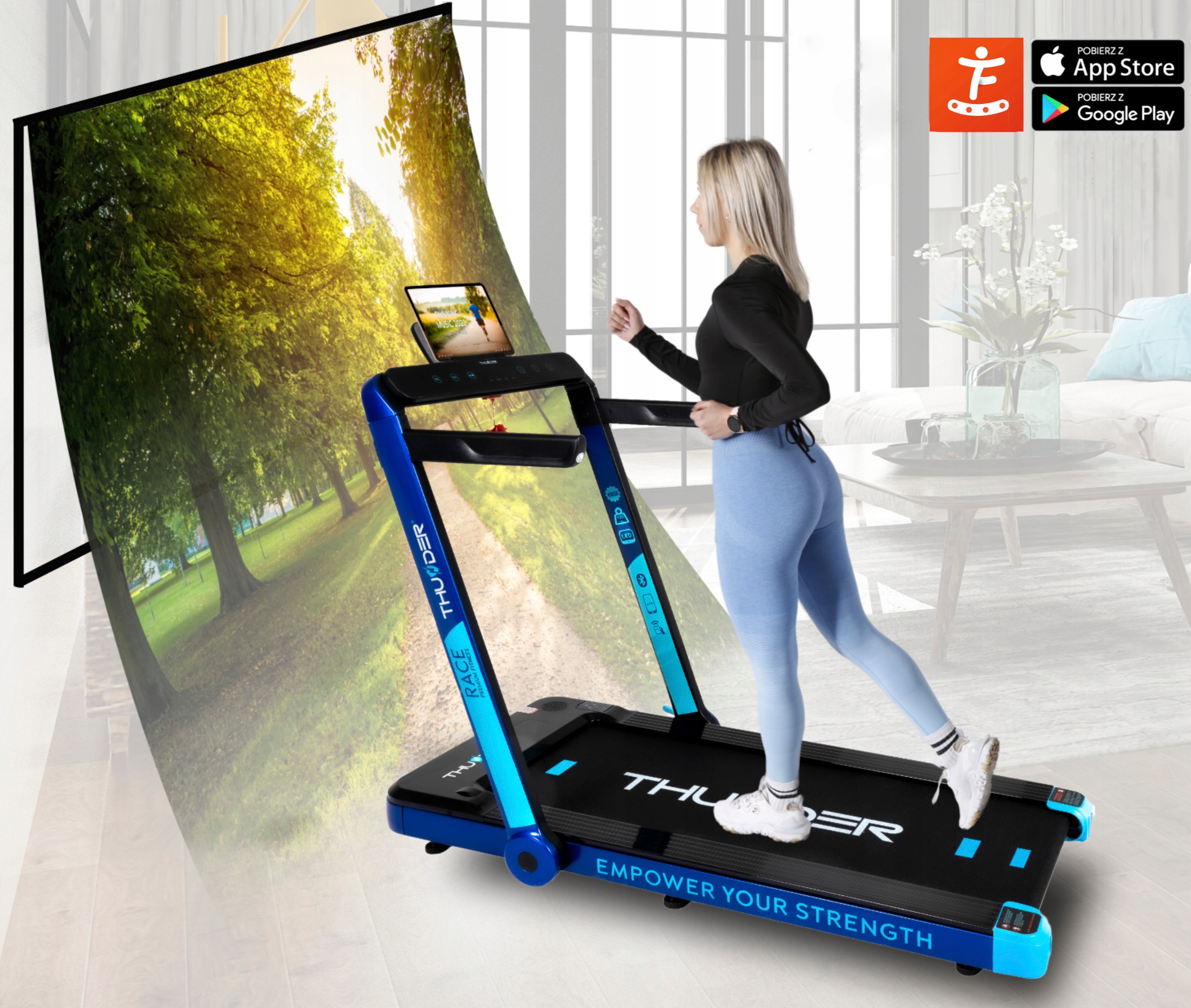 BIEŻNIA ELEKTRYCZNA THUNDER-RACE TRENINGOWA 130KG *WYSOKA JAKOŚĆ* HIT 2024 Rodzaj elektryczna