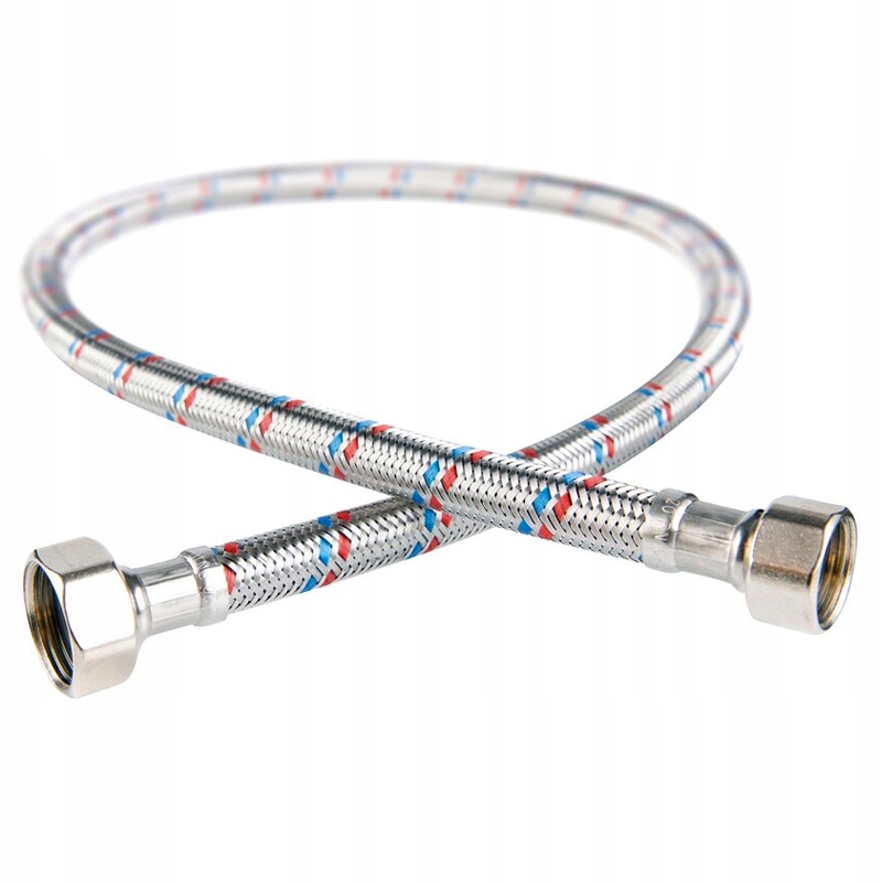 WĄŻ WĘŻYK W OPLOCIE PRZYŁĄCZE WODY 3/8x1/2 40cm WW