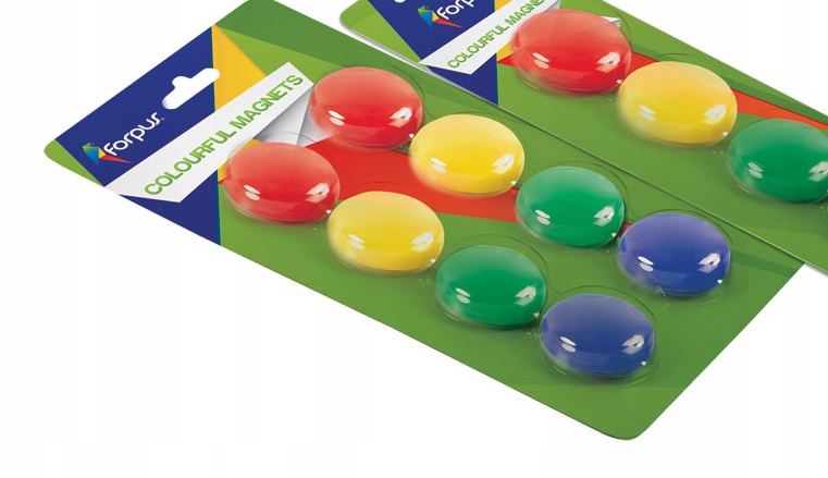 

Magnesy Kolorowe Na Lodówkę Do Tablic 8SZT 30 mm