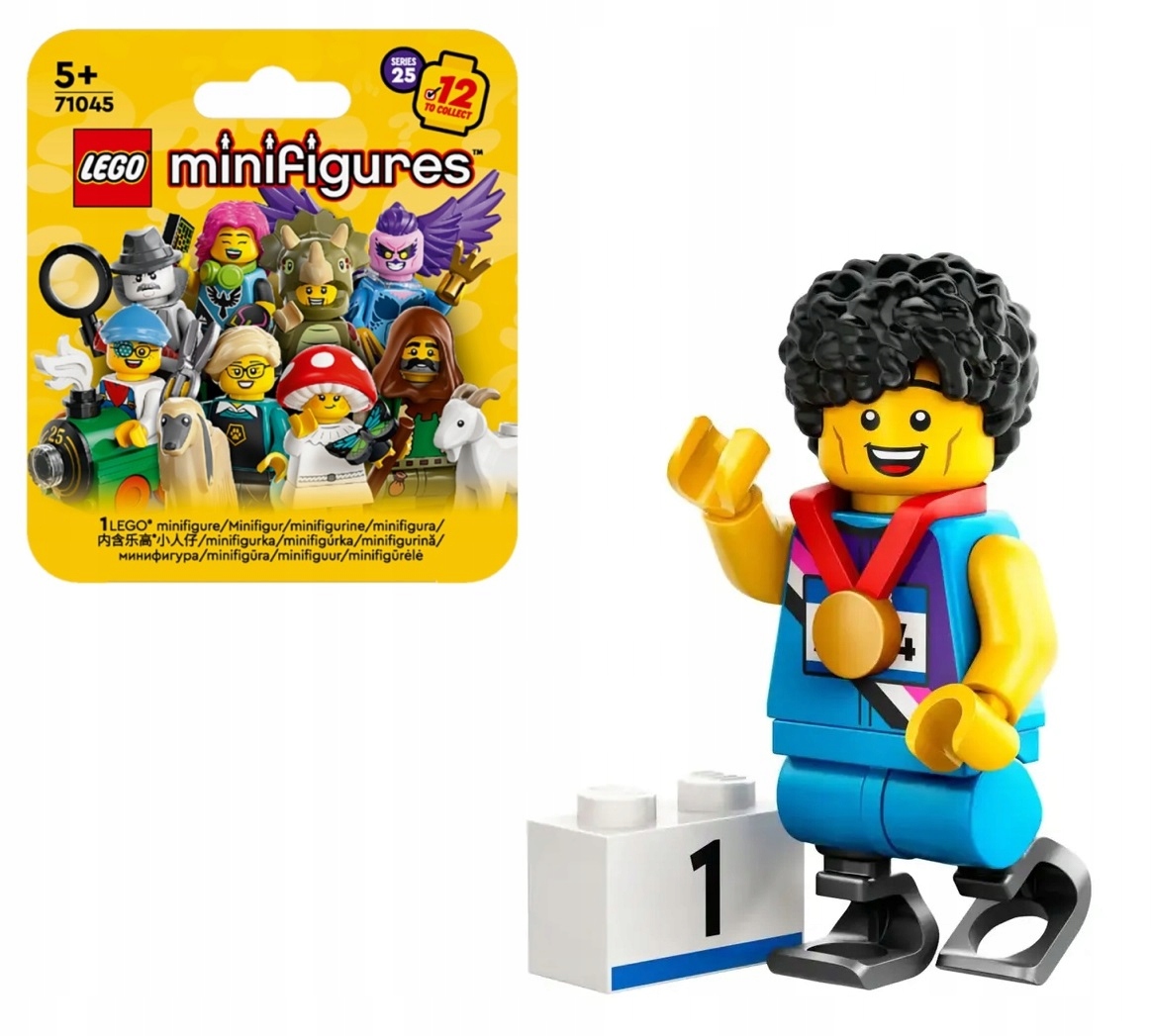 Lego Minifigures Seria 25 Biegaczka z protezami Sprinter 71045 Nowa