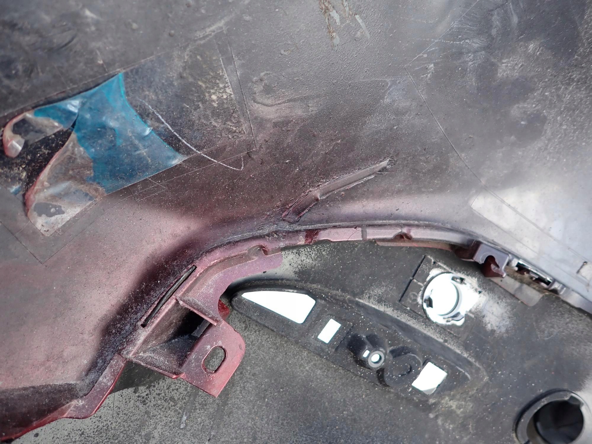 MAZDA 3 IV HB 19-> bumper rear part rear 6XPDC