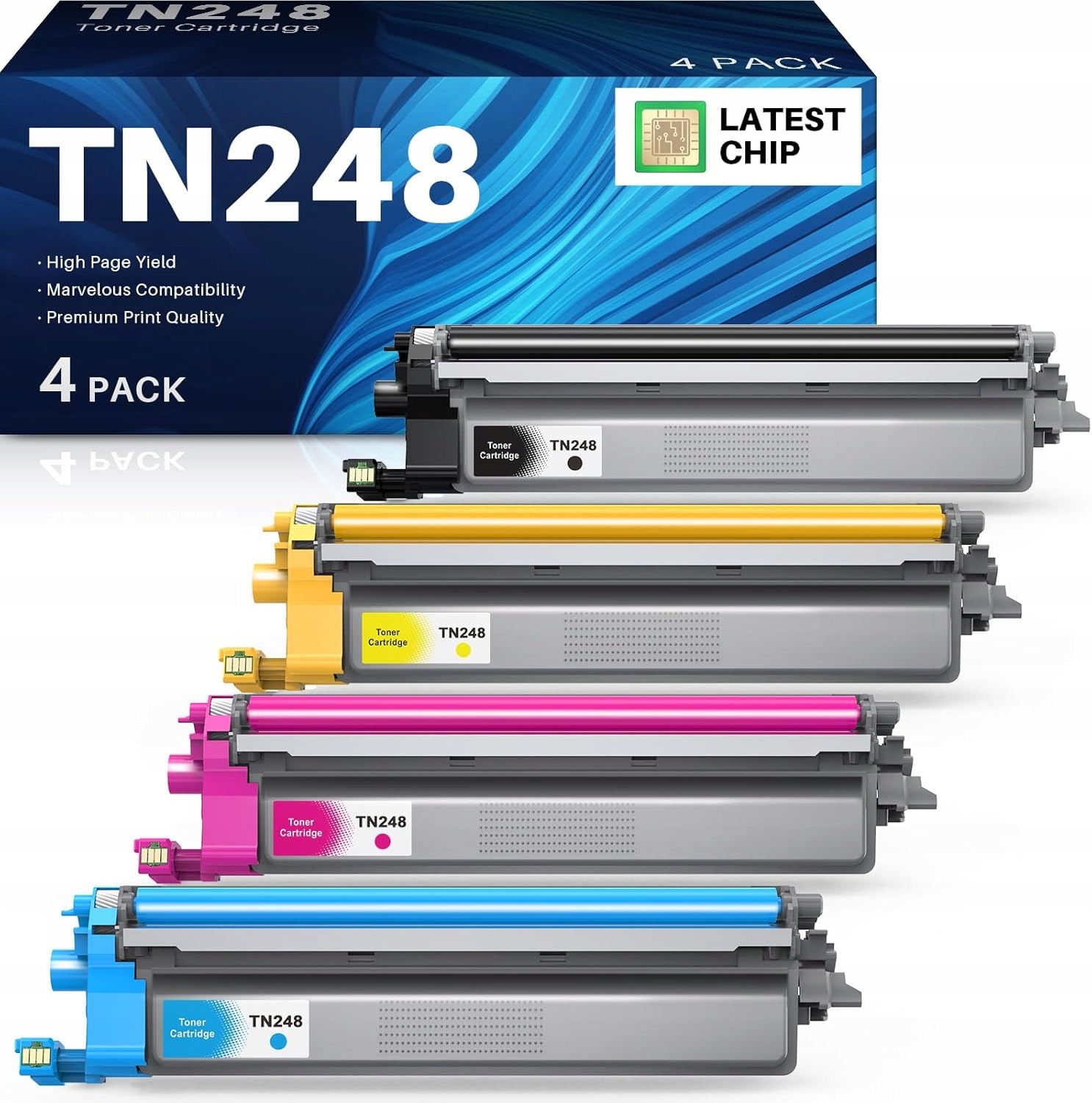 INK4U Náhradní toner TN248XL Brother TN248XL TN248 TN-248VAL MFC-L3760CDW