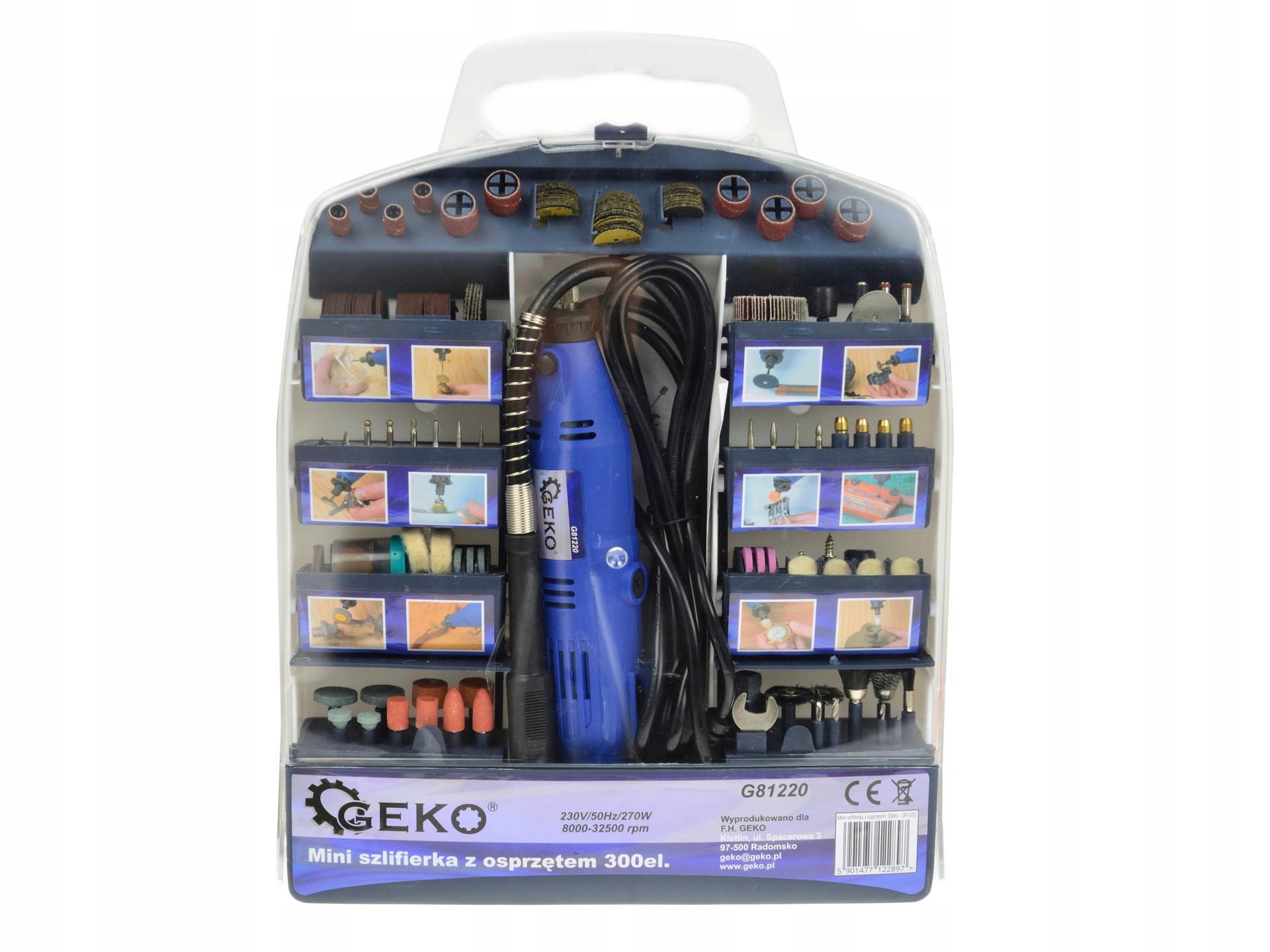 

Mini Szlifierka 270W 310 szt Multiszlifierka