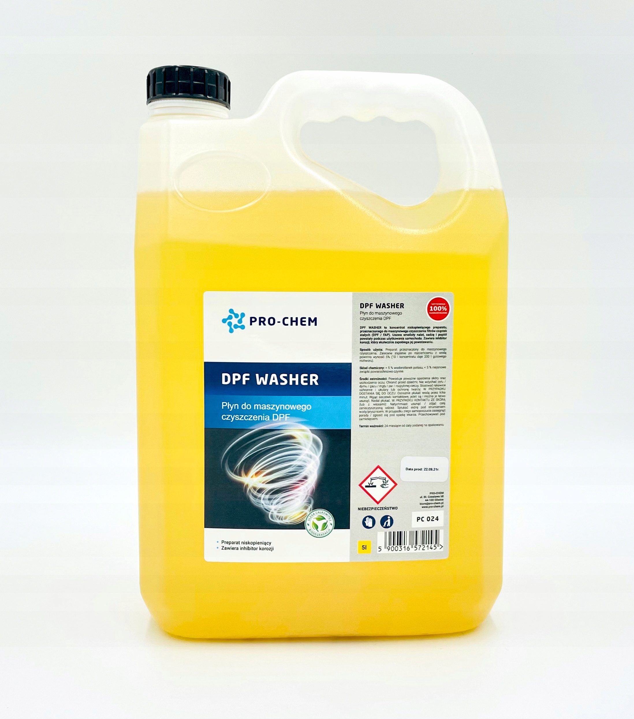 

Płyn do Maszynowego Czyszczenia Filtrów Dpf 5L
