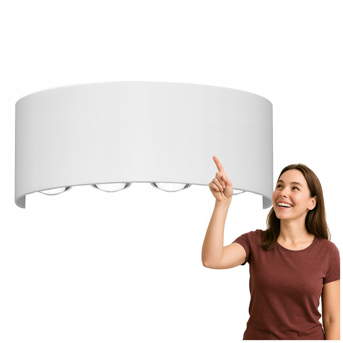 Nástěnná Led lampa 8W Ortelo OWL-6650-4-WH-3K Italux